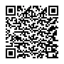 QR Code สำหรับหมายเลขโทรศัพท์ +12143020364