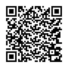 QR-code voor telefoonnummer +12143022518