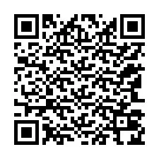 Código QR para número de teléfono +12143024148