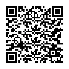 電話番号のQRコード +12143025735