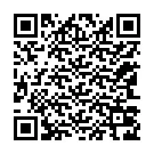 QR kód a telefonszámhoz +12143026449