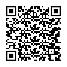 Kode QR untuk nomor Telepon +12143028765