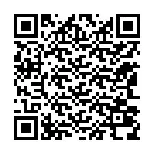 QR-Code für Telefonnummer +12143038346