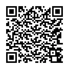 QR-code voor telefoonnummer +12143040446