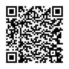 Código QR para número de teléfono +12143045322