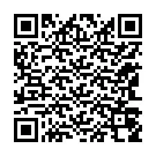 QR-koodi puhelinnumerolle +12143058956