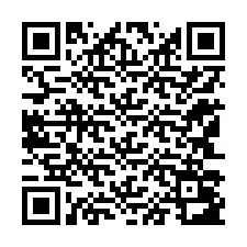 QR-koodi puhelinnumerolle +12143083672