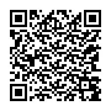 QR-koodi puhelinnumerolle +12143085448