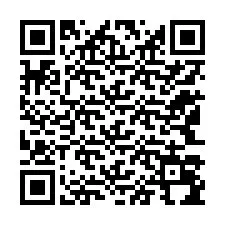 QR-koodi puhelinnumerolle +12143094426