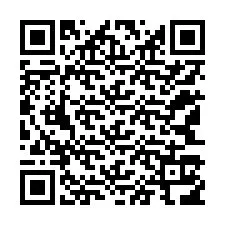 Código QR para número de teléfono +12143116830