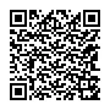 Codice QR per il numero di telefono +12143151256