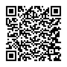 QR-koodi puhelinnumerolle +12143326772