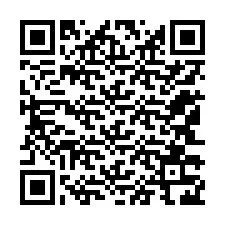 QR-koodi puhelinnumerolle +12143326773