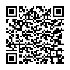 QR-code voor telefoonnummer +12143344078