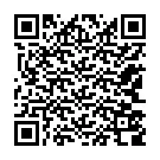 QR-koodi puhelinnumerolle +12143508337