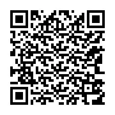 Codice QR per il numero di telefono +12143516206