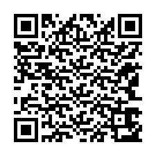 Código QR para número de teléfono +12143653822