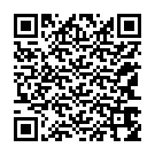 Código QR para número de teléfono +12143654870