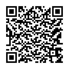 QR код за телефонен номер +12143654871