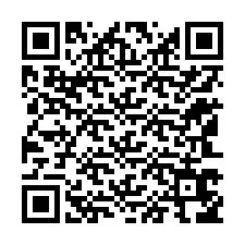 QR код за телефонен номер +12143656452