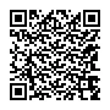 QR-code voor telefoonnummer +12143658856