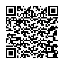 Codice QR per il numero di telefono +12143680000