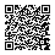 Código QR para número de teléfono +12143686846