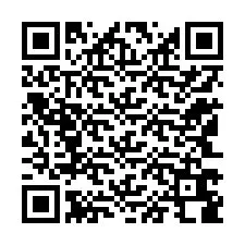 Codice QR per il numero di telefono +12143688266