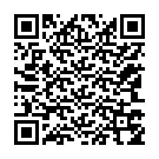 QR-Code für Telefonnummer +12143754009