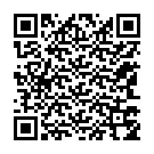 QR-koodi puhelinnumerolle +12143754013