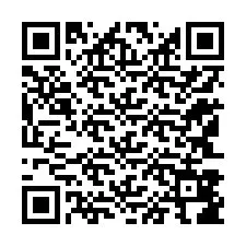 QR-koodi puhelinnumerolle +12143886472