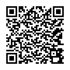 QR-koodi puhelinnumerolle +12143890439