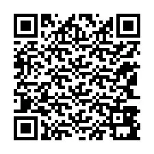 QR-код для номера телефона +12143891862