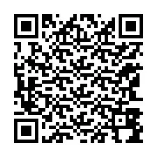 Código QR para número de teléfono +12143894852