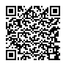 QR-koodi puhelinnumerolle +12143980252