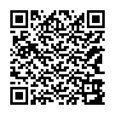 QR-koodi puhelinnumerolle +12143983821