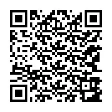 QR-koodi puhelinnumerolle +12143983832