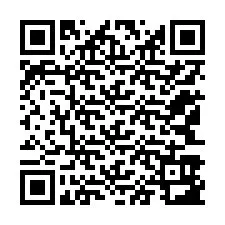 Kode QR untuk nomor Telepon +12143983833