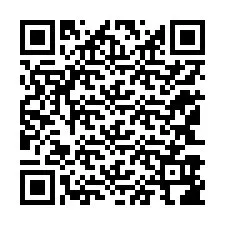 QR-koodi puhelinnumerolle +12143986172