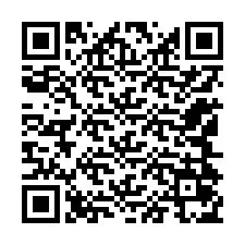 Código QR para número de telefone +12144075437