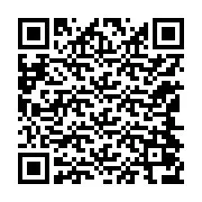 QR-код для номера телефона +12144076286