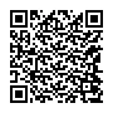 QR-koodi puhelinnumerolle +12144077252