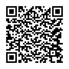 QR Code สำหรับหมายเลขโทรศัพท์ +12144078339