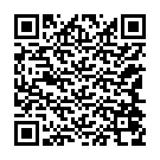 QR Code สำหรับหมายเลขโทรศัพท์ +12144078924