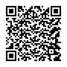 Código QR para número de teléfono +12144206611