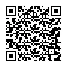 Código QR para número de teléfono +12144216447