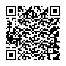 Código QR para número de teléfono +12144216949