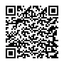 QR-koodi puhelinnumerolle +12144217206