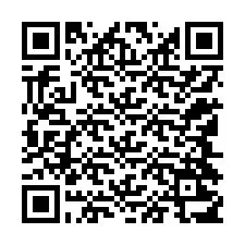 QR Code pour le numéro de téléphone +12144217668