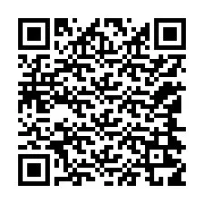 QR-код для номера телефона +12144219089